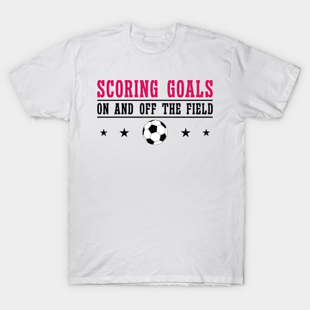 International Women's Day Soccer Woman Power Goal T-Shirt by Tom´s TeeStore